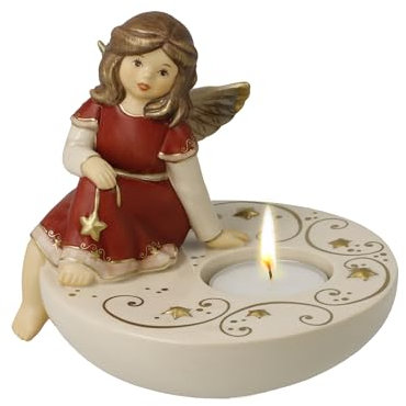 Kerzenhalter Träumerle im Kerzenschein Bordeaux - Himmelsboten Weihnachten