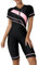 ECUPPER Womens Rash Guard Swimsuit Wetsuit Swimwear One Piece Zip Short Sleeve Top with Boyleg Pink XL