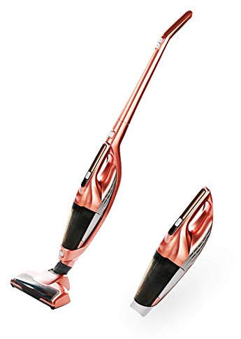 TBSZCM Aspirateur sans Fil avec Aspiration puissante de 6 KPa, aspirateur portatif léger 2 en 1 avec Brosse de Sol motorisée, jusqu'à 35 Minutes d'autonomie, Rose (Rose) Run Forward