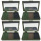 4 Stück Tarnschminke Camouflage Creme - Tarnschminke Desert Camouflage Set Mit Spiegel - Tarnung Survival Militär Armee