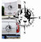Rakelfix Kompass Pitbull Hund Pitty Aufkleber Größe&Farbe wählbar Hund Hunde Wohnmobil Caravan Autoaufkleber Sticker Kompassrose Windrose Camper