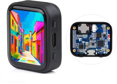 Waveshare ESP32-S3 1.8inch AMOLED Touch Display Development Board, 32-Bit LX7 Dual-Core Processor, 368x448, Accelerometer&Gyroscope Sensor, ESP32 with Display, Support 3.7V Li Battery(NOT Included)