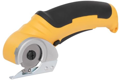 Ciseaux électriques 170 W Coupe-tissu électrique 300 tr/min Cutter rotatif sans fil pour tissus, tapis, cuir, feutre