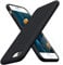 Miracase Ultra Slim Designed for 4.7-inch iPhone SE Case 2022/2020, iPhone 8/7 Case, [with 1 Screen Protector] Anti-Slip and Full-body Protective Shockproof Silicone Case(Black)