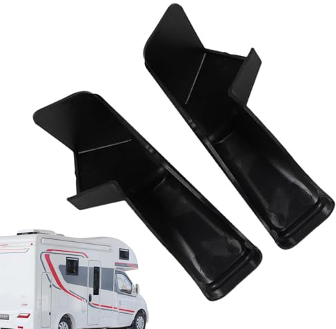 Tiajingzi Regenrinne für Wohnmobile, Wohnmobil-Dach-Regenumlenker, Linke und rechte Seite Rv Regenrinne Zubehör, Regenwasserablauf Auf Dem Dach, Regenrinnenausläufe für Wohnmobil Anhänger, Markise