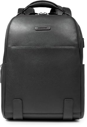 Piquadro Laptop-Rucksack für 14 Zoll (35,6 cm) Herren, Leder
