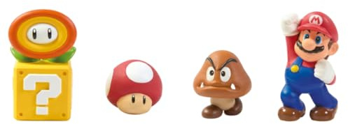 My Mario Bade Spielzeug Spritzfiguren 4er Set, Baby Badewanne Wasserspielzeug Set mit Mario Figuren, Kinder Spritztiere, Interaktives Wasserspiel, Lernspielzeug Kleinkinder, ab 2 Jahren