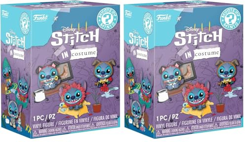 Funko Mystery Mini - Disney - Stitch in Costume - 1 of 12 to Collect - Styles Vary - Disney: Lilo & Stitch- Vinyl-Sammelfigur - Geschenkidee - Offizielle Handelswaren - Movies Fans und Display