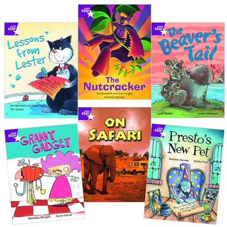 Learn at Home:Star Reading Purple Level Pack (5 fiction and 1 non-fiction book)