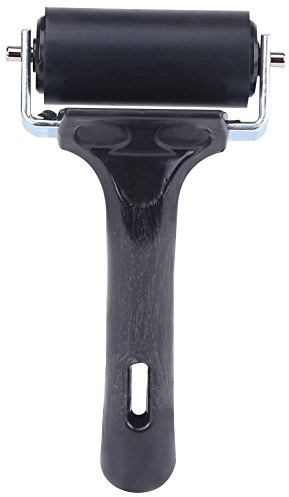 Walfront Gummiwalze Klein, Gummiwalze Roller für Druckgrafik Tapeten Stanzen, Gummi Brayer Ideal für Anti Skid Tape Construction Tools