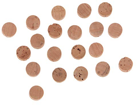 Gazechimp Trompeten-Korken, Korkstopfen für Trompete, 9x4mm, Holz, 20 Stück