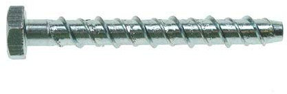 Super Heavy Duty Concrete Bolt (Lightning-Bolt, Thunderbolt, Ankerbolt) with Hexagonal Head (1000 Hour Salt Spray Tested) (M12 x 150mm (20PACK))