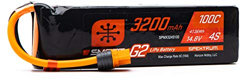 Spektrum SPMX324S100 3200mAh 4S 14.8V Smart G2 LiPo 100C IC3, Multi