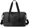 CORIOS Reisetaschen Duffle Bag Nylon Sporttasche für Damen/Herren Faltbare Weekender Übernachtung Tasche Kabinenreisetasche Groß Handtasche für Sport Fitnessstudio Reisen Schwarz