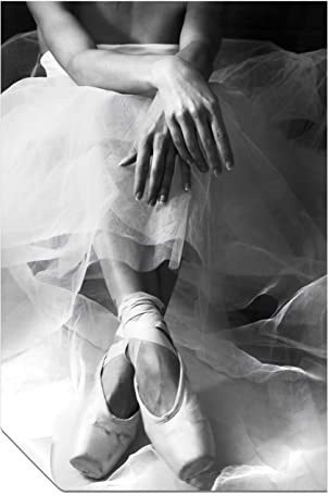 Panther Print Fine Art Prints Black & White Elegant Ballerina Artistic Unframed Poster, Pictures for Home Walls, Bedroom, Living Room & Bathroom Decor 46x31cm (18x12in)