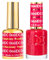 DAISY DND DND DC Gel-Nagellack-Set, Red Collection, UV/LED-Gel-Nagellack und lufttrocknender Nagellack, kein Absplittern