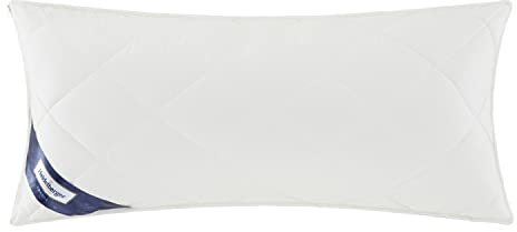 Heidelberger Bettwaren Kissen 80x40 cm | 1-Kammer-Kopfkissen mit Kapok-Füllung | atmungsaktiv, hautfreundlich, hypoallergen, vegan für Seitenschläfer | Serie Kanada