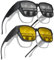 ExcellaElite 2pcs Night Driving Glasses - Anti Glare HD Night Vision Glasses, Polarized Yellow Tinted Lens Sunglasses for Men & Women