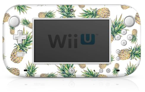DeinDesign Skin kompatibel mit Nintendo Wii U Gamepad Folie Sticker Ananas Dschungel Früchte