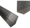 Küchenabschlussleiste Edelstahl - 2m lang - 1,5x1,5cm - 0,8mm stark - K240 geschliffen V2A - Abschlussleiste Arbeitsplatte INNEN-WINKEL -200cm 2000mm- Abschlussprofil 15x15mm