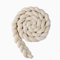 Homesally Baby Seitenschläferkissen Bettschlange, Weiche, Hautfreundliche Geflochtene Seitenkissen, Ideal Zum Verschenken und Dekorieren, Beige, 350CM