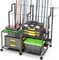 Emfogoo Fishing Rod Holder with Wheels for 24 Rods, Heavy Duty Rod Rack & Tackle Storage Organiser for Garage, Boat, Home, Large Capacity Fishing Accessories Gifts for Anglers, Men, Dad