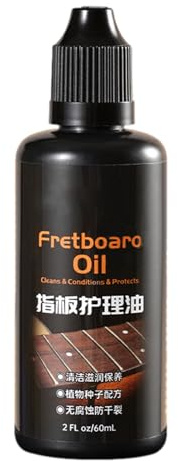 Gitarrengriffbrettöl, Griffbrett-Reinigungsöl, Zitronenöl, Schmiermittel, Politur und tragbarer Reiniger, 120 ml, 120 ml, pflegende und reinigende Gitarrenpflege