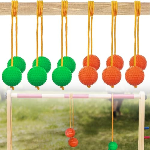 SZZETK 6 Pairs of Ladder Golf Balls, Golf Balls, Ladder Golf Ball, Ladder Game Outdoor, Ladder Golf, Throwing Games, Golf Training Balls, Ladder Golf Outdoor, Fun Group Activities and Competitions