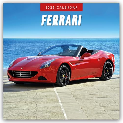 Ferrari 2025 – 16-Monatskalender: Original Red Robin Publishing Ltd-Kalender [Mehrsprachig] [Kalender] (Wall-Kalender)