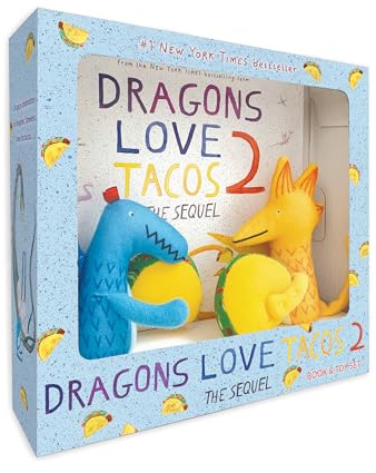 Dragons Love Tacos 2 Book and Toy Set