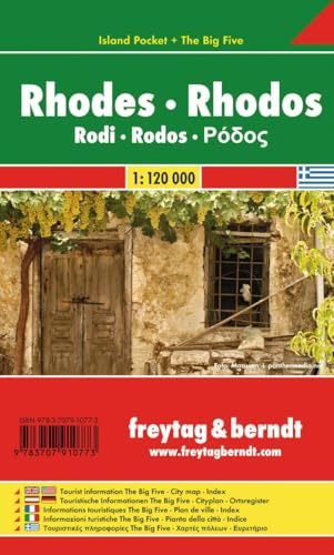 freytag & berndt Straßenkarte Rhodos 1:120.000: Island Pocket