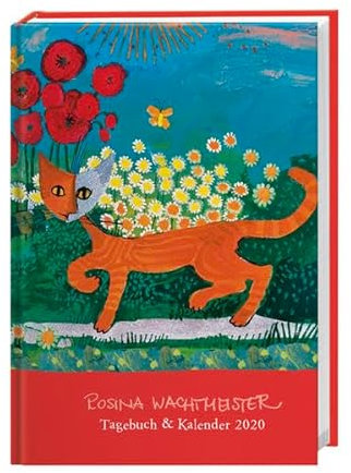 Rosina Wachtmeister Kalenderbuch A6. Taschenkalender 2020. Wochenkalendarium. gebunden. Format 11,6 x 16,3 cm