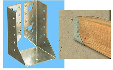 FRIULSIDER Supporto per travi in acciaio tropicalizzato 120x160 mm, Grigio, Montaggio su travi, Acciaio inossidabile
