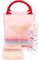 DC Comics Wonder Woman Lunch Bag | Rechteckige Tragetasche im 3-teiligen Set mit Wasserflasche und Snackbehälter | Verkörpere die Superheldenpower | Rosa Schild-Design für Erwachsene & Kinder