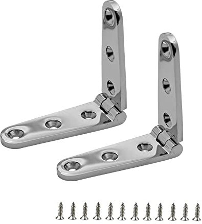 RANYUSS SS 316 Türscharnier für Boot und Auto, 152 x 28 mm, maritimes Design, robust, 152 x 28 mm, 1 Paar