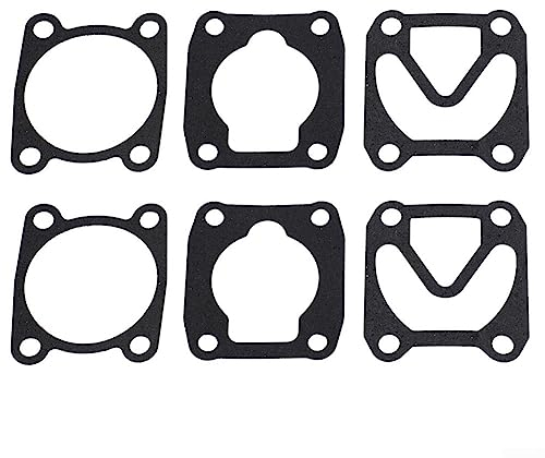 Emiif Lot de 2 joints 3 en 1 pour compresseurs d'air, culasse, plaque de soupape