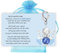 Something Blue für die zukünftige Braut, Geschenkkarte, Braut-Engel, Strauß, Strumpfband, Charm, Geschenkkarte für Tochter am Hochzeitstag, von Mutter, Vater, Oma, Schwester, Freunden