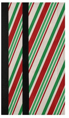 Caikeny Refrigerator Door Handle Covers 2PCS Christmas Candy Cane Kitchen Appliance Handles Winter Xmas Red Green Strips Protector Gloves Door Cloth Home Decor for Fridge Oven Dishwasher Microwave