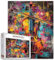 Graffiti-Puzzle für Erwachsene, 1000 Teile, Retro-Instrument, perfekt für lustige Gehirn-Puzzle-Liebhaber, lebendige Illustrationen und hochwertige Teile, herausfordernd und entspannend, tolle