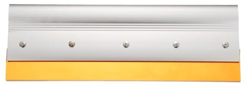 sourcing map Screen Printing Squeegee 13.7 Inch 75 Durometer Polyurethane Blade Handle Ink Scraper for Screen Printing Fabric Printmaking