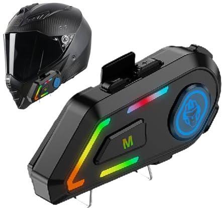 Genérico Intercoming de Motocicletas, Auriculares Auriculares de Motocicletas impermeabilizantes: Accesorios de Motocicletas Powersports para Mujeres, de Motocicletas para Hombres auric