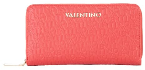 VALENTINO Geldbörse Falak Re Zip Around Wallet Rosso Scuro weinrot