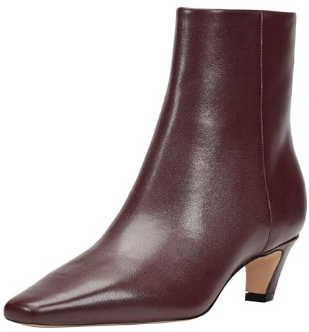 Marc Fisher LTD Women's Danai Ankle Boot, Dark Red Leather 600, 6 UK