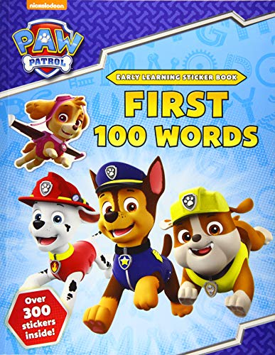 PAW Patrol: First 100 Words Sticker Book