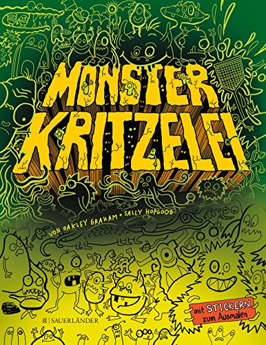Monster Kritzelei: Mit Stickern zum Ausmalen