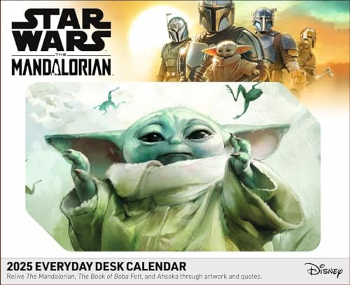 The Mandalorian The Child Tagesabreißkalender 2025: Kleiner Kalender für Star Wars Fans: Grogu und viele andere in einem Tischkalender 2025 zum Abreißen!