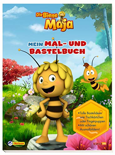 Die Biene Maja: Mein Mal- und Bastelbuch: Tolle Bastelideen. Mit schönen Ausmalbildern.
