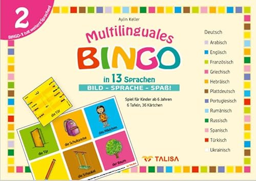 Multilinguales Bingo in 13 Sprachen (Nr.2): Bild-Sprache-Spaß!