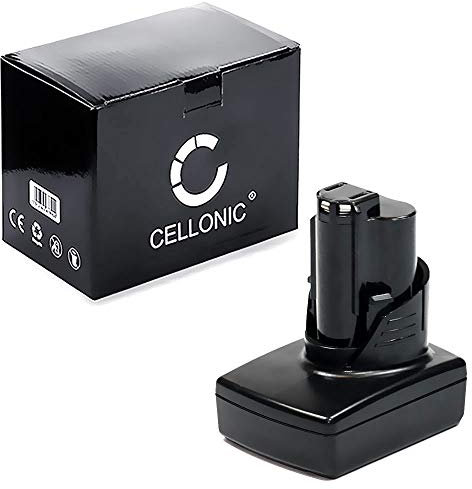 CELLONIC® Battery Replacement for Milwaukee M12 FIWF12, M12 BDD, M12BDDX, C12 PC, M12 CH, M12 CDD M 12, M12B Cordless Power Tools - 12V Li Ion 3Ah