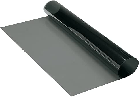 FOLIATEC Scheibentönungsfolie Tönungsfolie für Autoscheiben, BLACKNIGHT Dark, 76 x 300 cm, mit ABG, 85% Verdunkelung